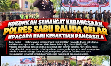 Kokohkan-Semangat-Kebangsaan,-Polres-Sabu-Raijua-Gelar-Upacara-Hari-Kesaktian-Pancasila
