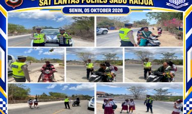 Jaga-Kelancaran-Arus-Lalu-Lintas,-Satlantas-Polres-Sabu-Raijua-Intensifkan-Patroli-dan-Pengaturan-Jalan