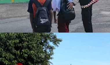 Cegah-Kecelakaan-di-Jam-Sibuk,-Sat-Samapta-Polres-Sabu-Raijua-Perkuat-Pengaturan-Lalu-Lintas-di-Seba
