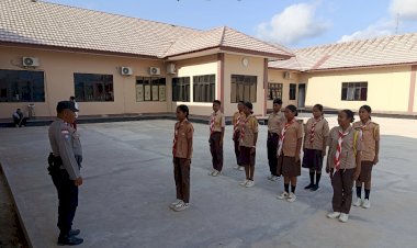 Asah-Disiplin-dan-Ketangkasan,-Saka-Bhayangkara-Sabu-Raijua-Dibekali-Bela-Diri-Polri