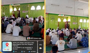Perkuat-Silaturahmi-dan-Kedekatan-dengan-Masyarakat,-Polres-Sabu-Raijua-Gelar-Jumat-Keliling-di-Masjid-An-Nur-Seba