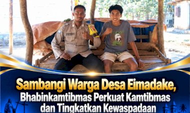 Sambangi-Warga-Desa-Eimadake,-Bhabinkamtibmas-Perkuat-Kamtibmas-dan-Tingkatkan-Kewaspadaan