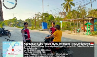 Sat-Samapta-Polres-Sabu-Raijua-Hadirkan-Ruang-Publik-Aman-Lewat-Strong-Point-Pagi