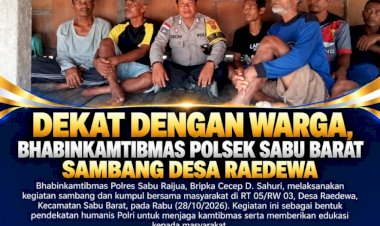SAMBANG-WARGA-DESA-RAEDEWA,-BHABINKAMTIBMAS-POLRES-SABU-RAIJUA-EDUKASI-BAHAYA-NARKOBA-DAN-CEGAH-GANGGUAN-KAMTIBMAS