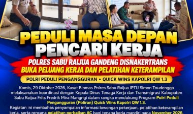Peduli-Masa-Depan-Pencari-Kerja,-Polres-Sabu-Raijua-Gandeng-Disnakertrans-Buka-Peluang-Kerja