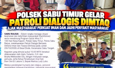 Perkuat-Iman-dan-Cegah-Penyakit-Masyarakat,-Polsek-Sabu-Timur-Gelar-Patroli-Dialogis-Dimtaq-di-Desa-Eilode