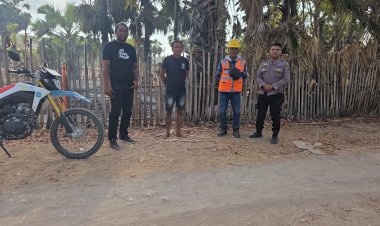 Respons-Cepat-Polsek-Sabu-Timur-Tangani-Peristiwa-Kebakaran-Rumah-Warga-di-Desa-Bebae,-Pastikan-Situasi-Tetap-Kondusif