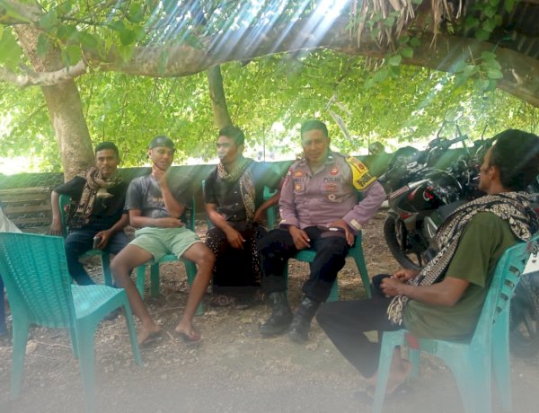 Bhabinkamtibmas Polsek Sabu Timur Laksanakan Sambang dan Himbauan Kamtibmas