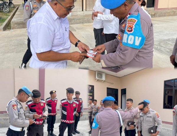 Propam Polres Sabu Raijua Laksanakan Pemeriksaan Sikap Tampang dan Kelengkapan Administrasi Personel maupun Kendaraan Bermotor