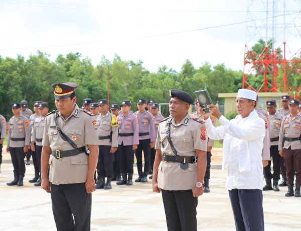 Upacara Sertijab Kasat Samapta di Polres Sabu Raijua, Berlangsung Khidmat dan Lancar