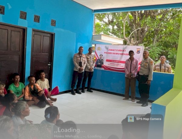 Jumat Curhat Kapolsek Hawu Mehara: Mendengar Aspirasi Masyarakat Desa Wadumaddi