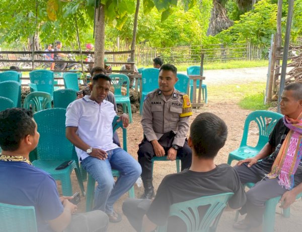 Bhabinkamtibmas Laksanakan Sambang dan Patroli di Kel.Limaggu