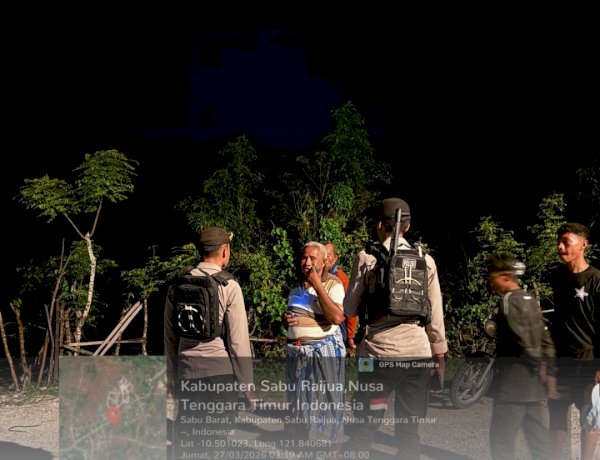 Polres Sabu Raijua Laksanakan Patroli Perintis Presisi Samapta Polri