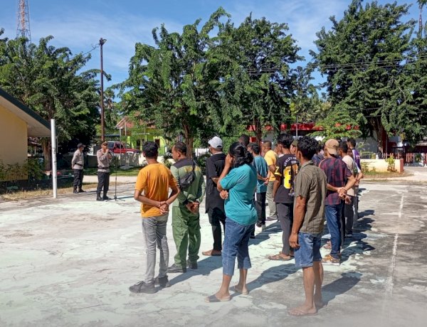 Polsek Sabu Barat laksanakan apel pengecekan pelaksanaan pawai paskah