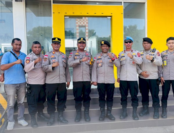 Kapolres Sabu Raijua kembali melaksanakan pengecekan pos pengaman dan pos pelayanan.