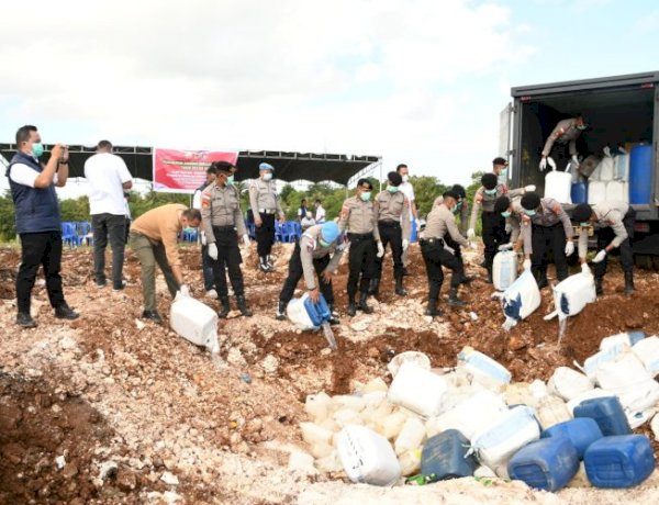 Merawat Harmoni Bumi Flobamora, Polda NTT Pulihkan Ketertiban Sosial Melalui Penertiban Minuman Beralkohol Ilegal
