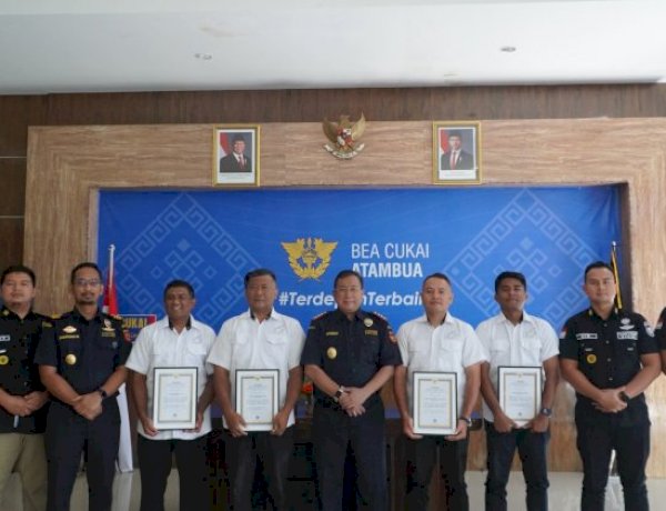 Kolaborasi Efektif Ungkap 11 Juta Batang Rokok Ilegal, 4 Personel Polres Belu Terima Penghargaan Bhakti Chandra Naraya