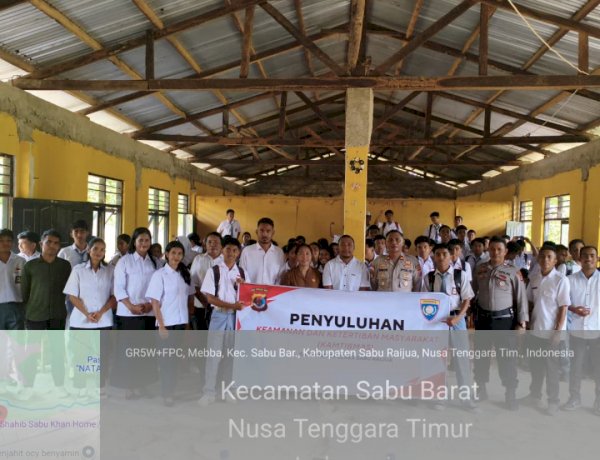 SATUAN BINMAS POLRES SABU RAIJUA SOSIALISASI TENTANG UNDANG - UNDANG PERLINDUNGAN ANAK