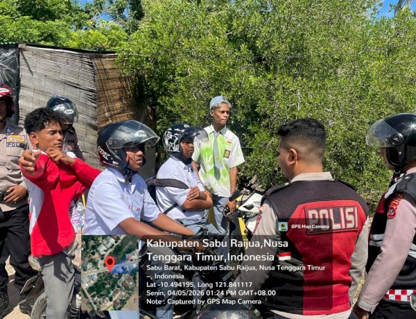 Sat Samapta Polres Sabu Raijua Laksanakann Patroli Antisipasi Konvoi Kelulusan Siswa