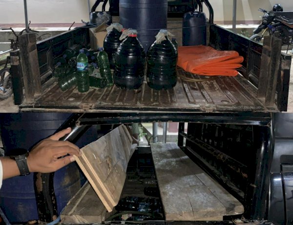 POLRES SABU RAIJUA GAGALKAN PENYALAH GUNAAN PENGANGKUTAN DAN/ATAU NIAGA BBM SUBSIDI JENIS PERTALITE, KERUGIAN NEGARA DITAKSIR CAPAI RP 180 JUTA