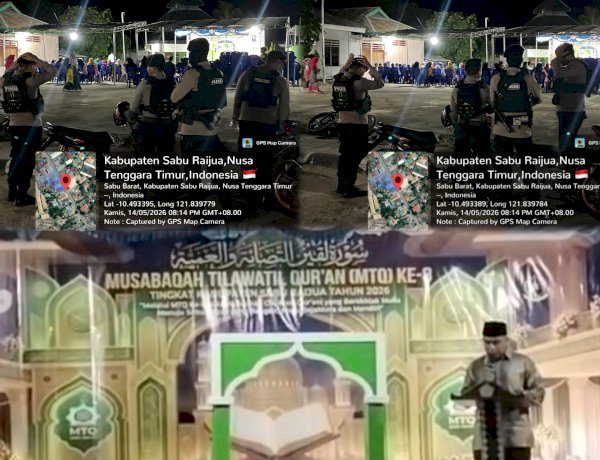 Samapta Polres Sabu Raijua Patroli Harkamtibmas Presisi, Amankan Kegiatan  MTQ ke VIII Tahun 2026 Tingkat Kabupaten Sabu Raijua