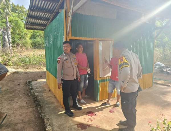 Respon Cepat Sat Reskrim Polres Sabu Raijua bersama Babhinkamtibmas Tangani Dugaan Percobaan Bunuh Diri di Desa Raeloro