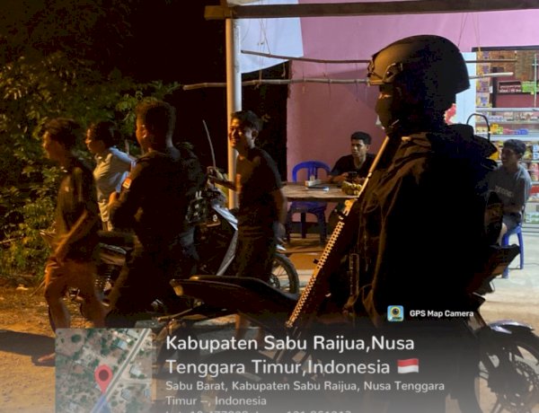 Patroli Presisi Sat Samapta Polres Sabu Raijua Hadirkan Rasa Aman Hingga Dini Hari