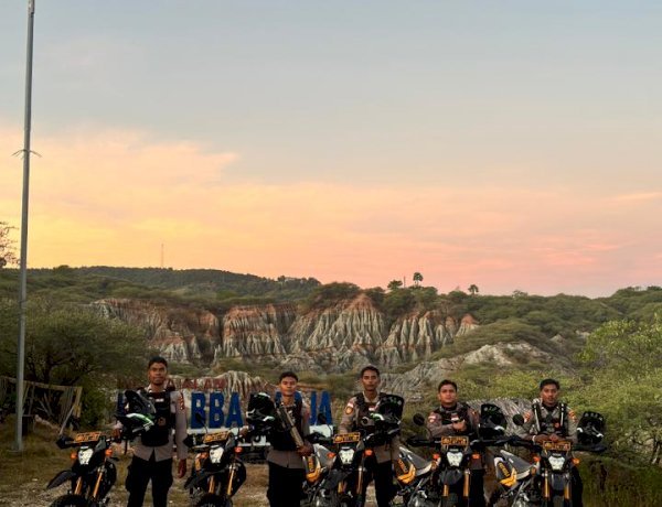 Patroli Humanis Sat Samapta Polres Sabu Raijua, Jaga Wisata Kelaba Madja Tetap Aman dan Kondusif