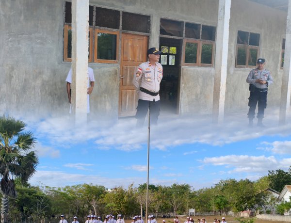 Sat Binmas Polres Sabu Raijua Tanamkan Disiplin & Karakter Pelajar Melalui Program Polisi Masuk Sekolah