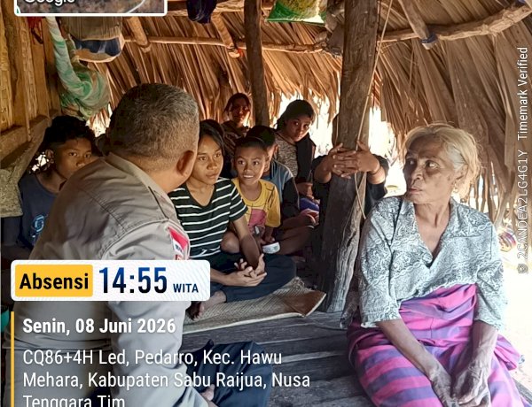 Sosialisasi Door to Door, Binmas Hawu Mehara Edukasi Pencegahan Kekerasan Seksual dan Layanan 110