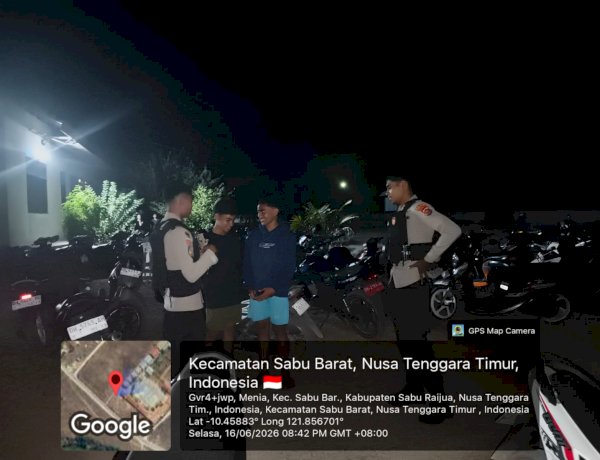 Dari Pelabuhan hingga Lapangan Futsal, Sat Samapta Polres Sabu Raijua Pastikan Situasi Aman dan Tertib