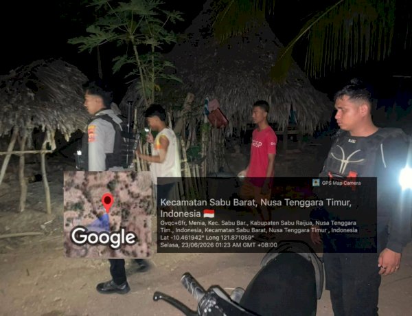 Respons Cepat Laporan Warga, Patroli Samapta Polres Sabu Raijua Jaga Kamtibmas Tetap Kondusif