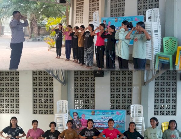 Pulihkan Semangat dan Energi Positif, Polres Sabu Raijua Gelar Terapi USEFT bagi Penghuni Asrama Putri Paroki St. Paulus Seba