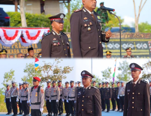 Mengabdi untuk Negeri, Polres Sabu Raijua Peringati Hari Bhayangkara ke-80 dengan Penuh Khidmat.