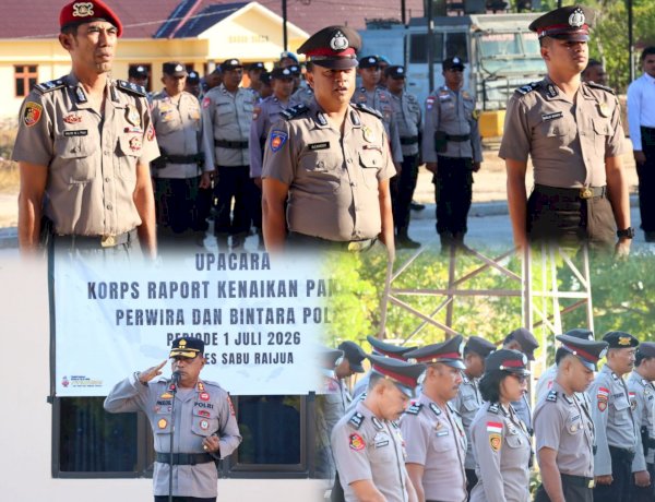 Naik Pangkat, Naik Tanggung Jawab: 18 Bintara Polres Sabu Raijua Siap Berikan Pelayanan Terbaik kepada Masyarakat