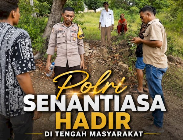 Polri Hadir hingga Pelosok Desa, Bhabinkamtibmas Polsek Hawu Mehara Edukasi Warga Wujudkan Kamtibmas Kondusif