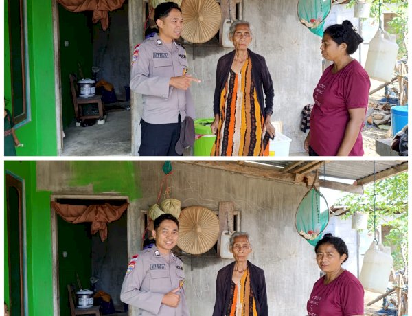 Bhabinkamtibmas Polres Sabu Raijua Ajak Warga Desa Dainao Jaga Kamtibmas dan Tingkatkan Kesadaran Hukum