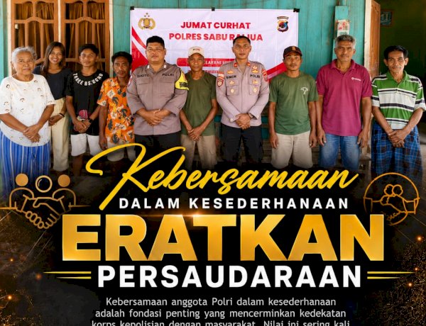 Jumat Curhat Jadi Ruang Solusi, Sat Binmas Polres Sabu Raijua Tampung Aspirasi Warga Desa Raenyale