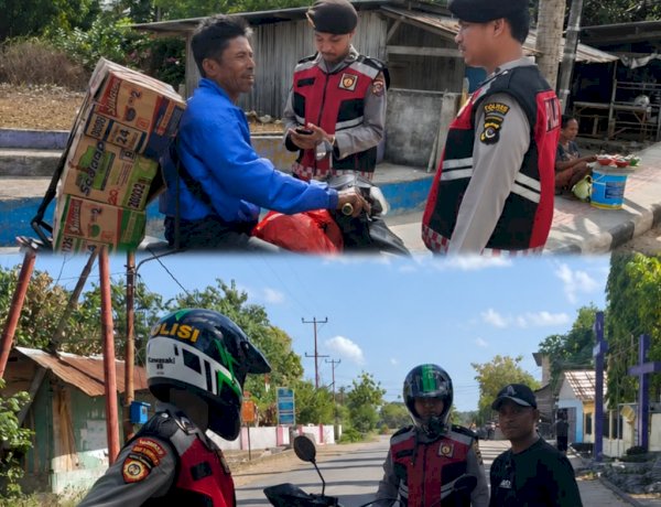 Patroli Presisi Berbasis Data, Sat Samapta Polres Sabu Raijua Perkuat Kamtibmas Lewat Dialog dengan Masyarakat