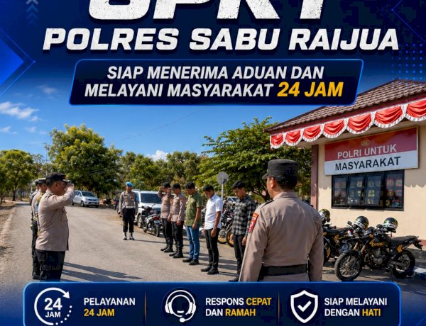 Pastikan Pelayanan Tak Pernah Terhenti, Polres Sabu Raijua Rutin Laksanakan Serah Terima Jaga Piket