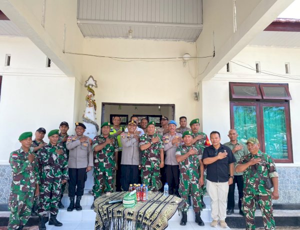 Perkuat Sinergitas TNI-Polri, Kapolres Sabu Raijua Jalin Silaturahmi dengan Danramil 1604 - 08 /Sabu Raijua.