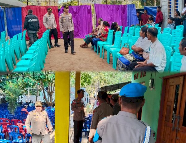 Tak Hanya Jaga Keamanan, Kapolsek Sabu Barat Hadir Beri Pesan Kamtibmas di Tengah Pesta Pernikahan