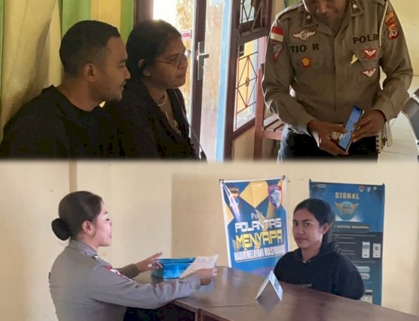 Wujudkan Pelayanan Prima, Satlantas Polres Sabu Raijua Layani Masyarakat di Kantor Samsat