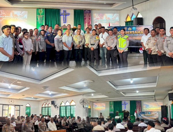 Doa dari Pulau Sabu untuk Flores, Polres Sabu Raijua Panjatkan Harapan bagi Korban Bencana