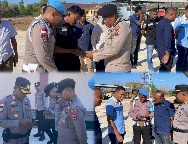 Berantas Judi Online, Polres Sabu Raijua Gelar Apel dan Cek Handphone Personel