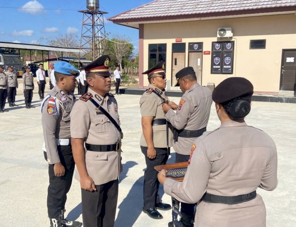 Amanah Baru di Pundak AKP Misbar, Resmi Jabat Kabag Logistik Polres Sabu Raijua