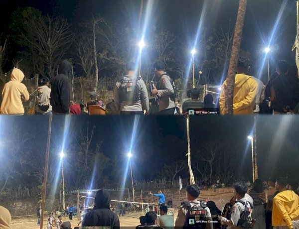 Tak Sekadar Berpatroli, Polisi Hadir Amankan Turnamen Bojo Labba Cup dan Sambangi Warga