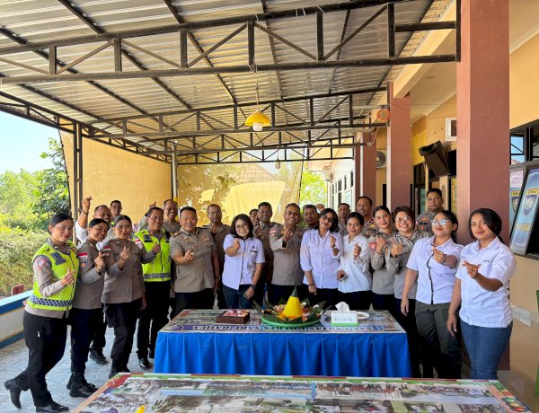 Sederhana Namun Penuh Makna, Polres Sabu Raijua Peringati HUT Polwan ke-78