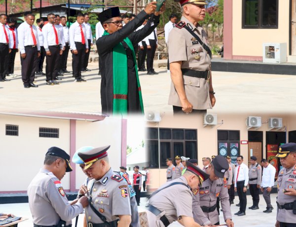 Wakapolres Baru Resmi Dilantik, Kapolres Sabu Raijua Tekankan Loyalitas dan Profesionalisme