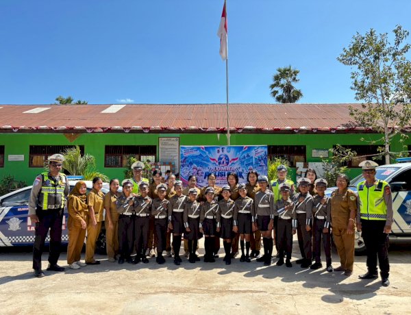 Tanamkan Tertib Berlalu Lintas Sejak Dini, Sat Lantas Sabu Raijua Ikuti Lomba Polisi Cilik Tingkat Polda NTT